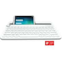 Logitech K480 Bluetooth Keyboard - White