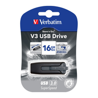 Verbatim V3 16GB Flash Drive - Grey - USB 3.0