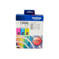 Brother LC-133 3x Colour Value 3 PACKS  CYAN  MAGENTA  YELLOW