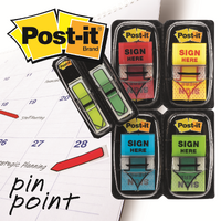 FLAGS POST- IT 680-SH4VA SIGN HERE VALUE PACK(EACH) - FLAGS POST- IT 680-SH4VA SIGN HERE VALUE PACK