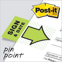 FLAGS POST-IT 680-SD2 SIGN &amp; DATE PK100(EACH) - FLAGS POST-IT 680-SD2 SIGN &amp; DATE PK100