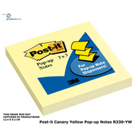 POST- IT NOTES P/UP REFILL R330-YW 76X76MM YELLOW(PK12) - POST- IT NOTES P/UP REFILL R330-YW 76X76MM YELLOW