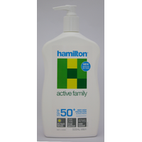 SUNSCREEN HAMILTON 500ML ACTIVE FAMILY LOTION SPF50+ BOTTLE(EACH) - SUNSCREEN HAMILTON 500ML ACTIVE FAMILY LOTION SPF50+ BOTTLE