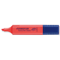 HIGHLIGHTER STAEDTLER TEXTSURFER RED(BX10) - HIGHLIGHTER STAEDTLER TEXTSURFER RED