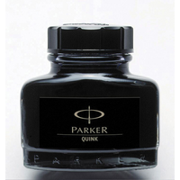 INK PARKER QUINK BOTTLE PERMANENT BLACK(EACH) - INK PARKER QUINK BOTTLE PERMANENT BLACK