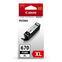 INKJET CART CANON PGI670XLBK BLACK(EACH) - INKJET CART CANON PGI670XLBK BLACK