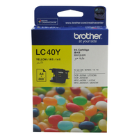 INKJET CART BROTHER LC40 YELLOW(EACH) - INKJET CART BROTHER LC40 YELLOW