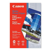 Canon MP-101 Medium Weight (170gsm) Bright premium matte finish 4X6 Photo Paper  120 Sheets 