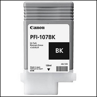 CANON PFI-107BK INK CARTRIDGE 130ML BLACK - CANON PFI-107BK INK CARTRIDGE 130ML BLACK