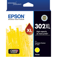 EPSON 302XL YELLOW INK CLARIA PREMIUM FOR EXPRESSION PREMIUM XP-6000