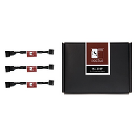 Noctua Black NA-SRC7 11cm 4Pin PWM Fan Low Noise Adapter Cables - 3 Pack