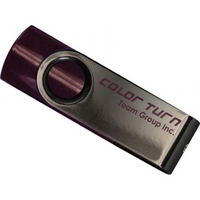 Team Color Turn 64GB Flash Drive - Purple - USB 2.0