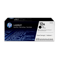 12A 2-pack Black Original LaserJet Toner Cartridges - HP 12A 2-pack Black Original LaserJet Toner Cartridges