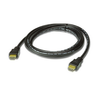 2L-7D02H-1 - HDMI cable  male/male  2 m  30 AWG  Tinned cooper  Gold  Aluminum foil  PVC  Black