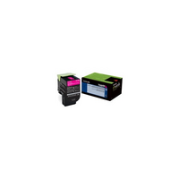 Lexmark 808HME Magenta High Yield Corporate Toner Cartridge - Color laser  Magenta  3000