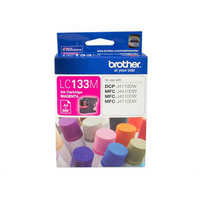 BROTHER LC-133M INK CARTRIDGE MAGENTA - BROTHER LC-133M INK CARTRIDGE MAGENTA