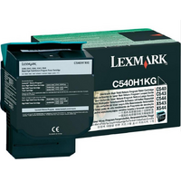 C540H1KG - C54x  X54x Black High Yield Return Programme Toner Cartridge (2.5K)