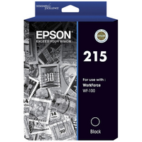 Epson 215 Pigment Black Ink For Epson WorkForce WF-100 - 215 - Black Ink Cartridge