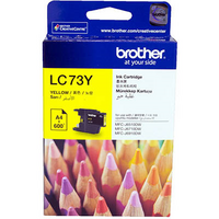 BROTHER LC-73Y INKJET CARTRIDGE HIGH CAPACITY YELLOW