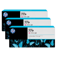 771B - HP 771B 3-pack 775-ml Light Magenta Designjet Ink Cartridges