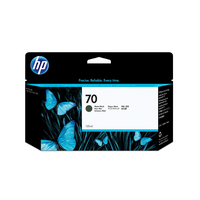 HP 70 130ml Matte Black DesignJet Ink Cartridge - 130ml  Pigment  Matte Black