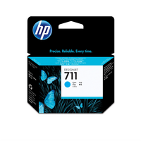 HP 711 29ml Cyan DesignJet Ink Cartridge - 711  29ml  cyan