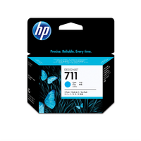 HP 711 3-pack 29ml Cyan DesignJet Ink Cartridges - 711  3-pack 29ml  cyan