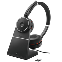 Evolve 75 UC Stereo - Bluetooth  ANC  40 mm  177 g  Black  Charging Stand  Unified Communication