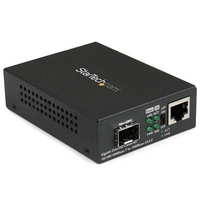 Gigabit Ethernet Fiber Media Converter with Open SFP Slot - StarTech.com Gigabit Ethernet Fiber Media Converter with Open SFP Slot - Supports 10/100/1