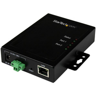 2-Port Serial-to-IP Ethernet Device Server - RS232 - Metal and Mountable - StarTech.com 2 Port Serial-to-IP Ethernet Device Server - RS232 - Metal and
