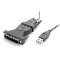 USB to RS232 DB9/DB25 Serial Adapter Cable - M/M - StarTech.com USB to Serial RS232 Adapter - DB9 and DB25 - USB Serial Adapter - Prolific USB to Seri