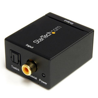 SPDIF Digital Coaxial or Toslink Optical to Stereo RCA Audio Converter - StarTech.com SPDIF Digital Coaxial or Toslink Optical to Stereo RCA Audio Con