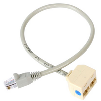 2-to-1 RJ45 Splitter Cable Adapter - F/M - StarTech.com 2-to-1 RJ45 Splitter Cable Adapter - F/M