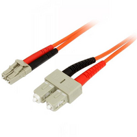 Fiber Optic Cable - Multimode Duplex 50/125 - LSZH - LC/SC - 10 m - StarTech.com 10m Fiber Optic Cable - Multimode Duplex 50/125 - LSZH - LC/SC - OM2 