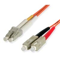 10m Duplex MM Fiber Optic Cable LC-SC