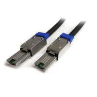 2m External Mini SAS Cable - Serial Attached SCSI SFF-8088 to SFF-8088 - StarTech.com 2m External Mini SAS Cable - Serial Attached SCSI SFF-8088 to SF
