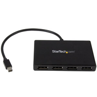Mini DisplayPort to DisplayPort Multi-Monitor Splitter - 4-Port MST Hub - StarTech.com Mini DisplayPort to DisplayPort Multi Monitor Splitter - 4-Port