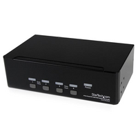 4 Port Dual DVI USB KVM Switch with Audio & USB 2.0 Hub - 4 Port Dual DVI USB KVM Switch with Audio & USB 2.0 Hub
