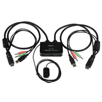 2 Port USB HDMI Cable KVM Switch with Audio and Remote Switch – USB Powered - StarTech.com 2 Port USB HDMI Cable KVM Switch with Audio and Remote Swit