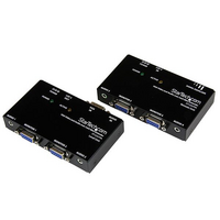 VGA Video Extender over Cat 5 with Audio - StarTech.com VGA Video Extender over Cat 5 with Audio - Up to 500ft (150m) - VGA over Cat5 Extender - 1 Loc