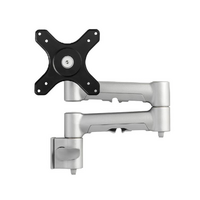 Atdec 460mm Monitor Arm Silver - 460mm long monitor/notebook arm. Three articulation points assist with mounting larger displays or greater cockpit an