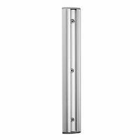 Wall Channel 350mm Matte Silver - 350mm wall channel. Easily integrated with any SYSTEMA arms and provides approximately 168mm of vertical height adju