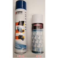 Powertek Air Duster 400ml for Cleaning Keyboards PCs Laptops and Other Equipments