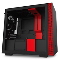 NZXT H210 SFF Case - ITX - Black/Red