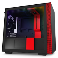 NZXT H210i SFF Case - ITX - Black/Red