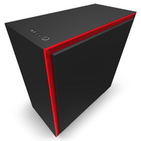 NZXT H710 Mid Tower - E-ATX - Black/Red
