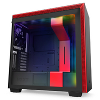 NZXT H710i Mid Tower - E-ATX - Black/Red