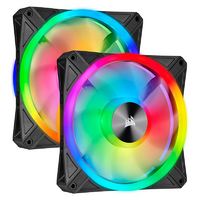 Corsair iCUE QL140 140mm Fan - ARGB LED - Twin Pack with Lighting Node CORE