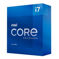 Intel Core i7-11700F LGA1200 Processor - 2.5GHz-4.9GHz 8-Core 65W TDP