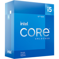 Intel Core i5-12600K LGA1700 Processor - 3.7GHz-4.9GHz  10-Core 125W TDP